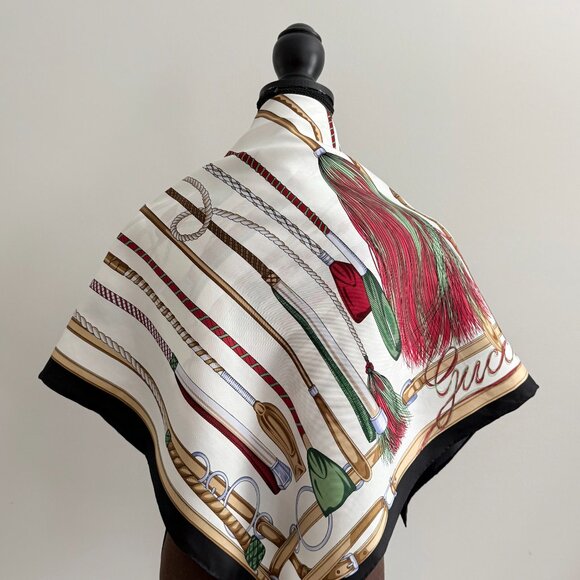 Display #1 Gucci Equestrian Silk Scarf - Picture 7 of 16